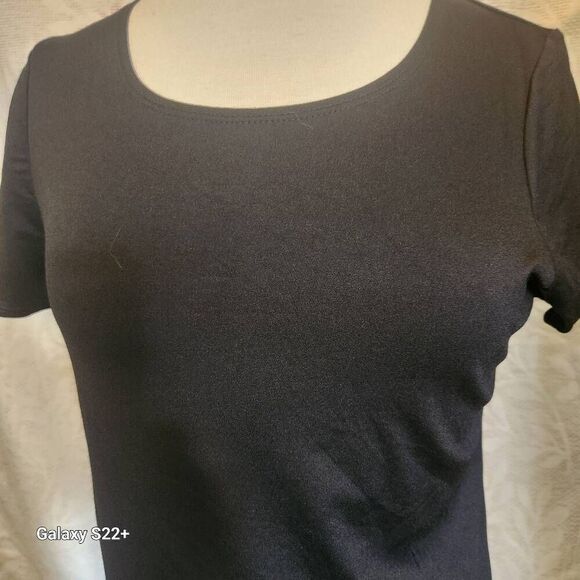 E67 Notations black dressy, nice quality tee - Picture 5 of 8